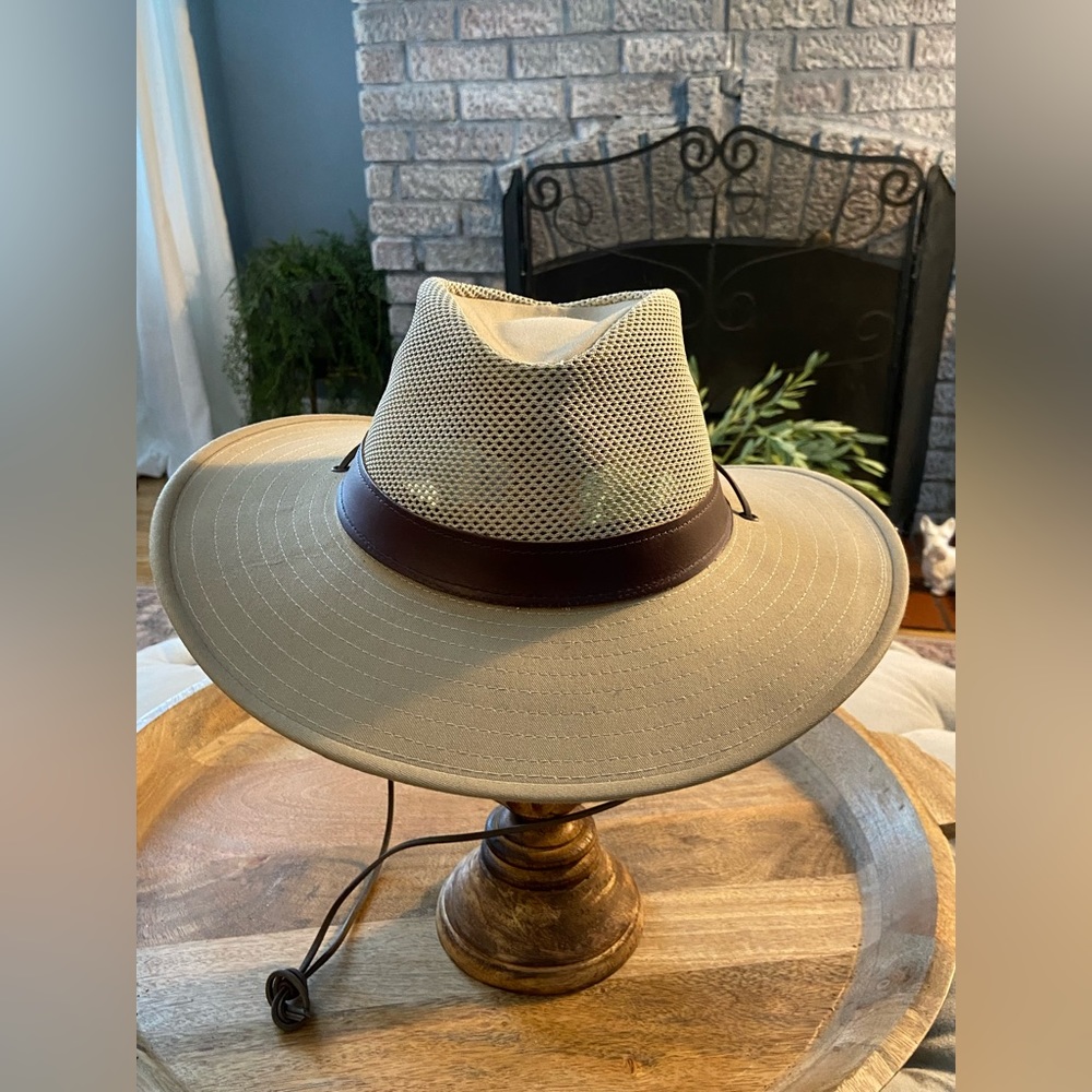 Outback Canvas Hat W/Airflow - Size L